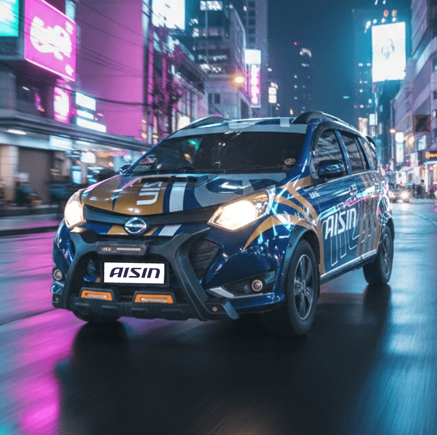 Aisin car decal